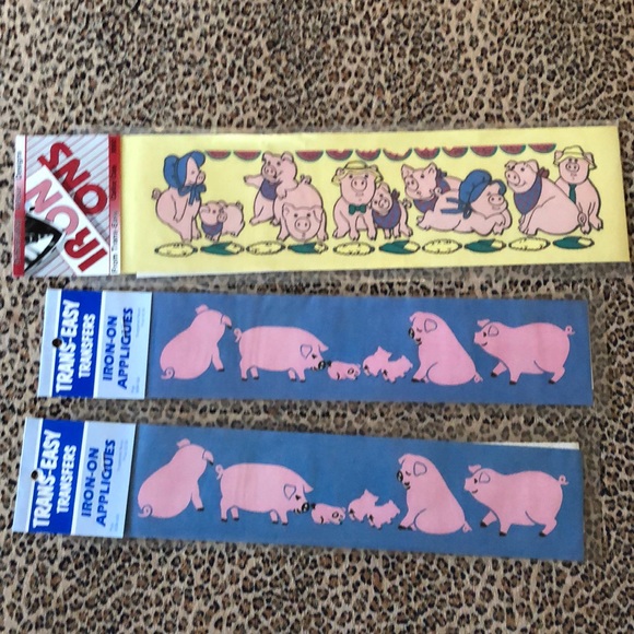 FINAL PRICE NWT iron pig designs 3- sets inc. - Picture 1 of 10